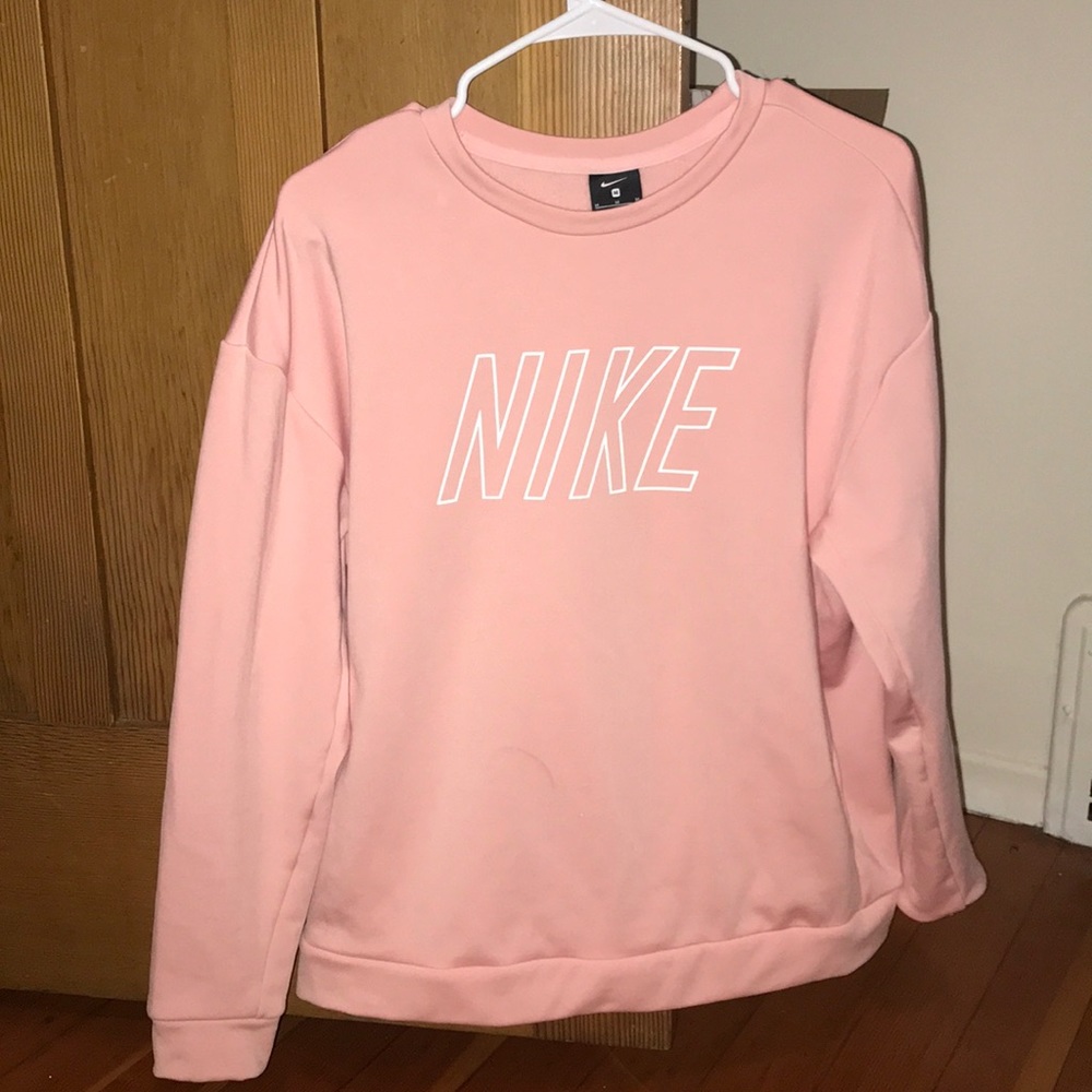 NIKE PULL OVER CREW NECK PINK